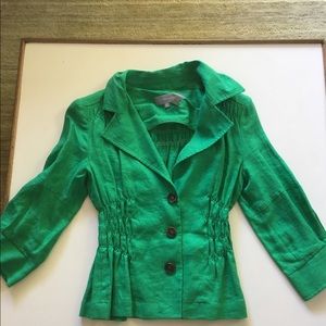 Zara Green Linen Jacket